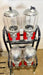 LOT OF 11, 7 x OAK and 4 x LYPC Gumball Candy Vending machine ON STAND WITH KEYS AND EXTRA PARTS. - Second Life - Equipment - collection_name