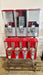 LOT OF 11, 7 x OAK and 4 x LYPC Gumball Candy Vending machine ON STAND WITH KEYS AND EXTRA PARTS. - Second Life - Equipment - collection_name