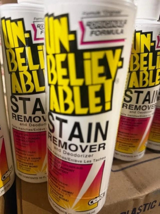 LOT OF 12 CORE UNBELIEVABLE! Stain Remover,Deodorizer;12 X 16 Fl Oz (Pack of 12 BOTTLES) - Second Life - Equipment - collection_name
