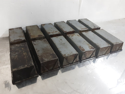 ***LOT OF 12***COMMERCIAL 2"H 4"W 8"D CAKE/BREAD LOAF BAKING PAN - Second Life - Equipment - #collection_name#