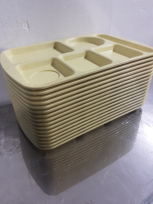***LOT OF 16***CAFETERIA LUNCHROOM LUNCH 5 COMPARTMENTS SCHOOL PICNIC FOOD TRAYS PLATES - Second Life - Equipment - #collection_name#