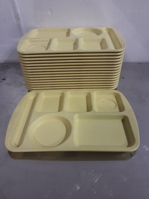 ***LOT OF 16***CAFETERIA LUNCHROOM LUNCH 5 COMPARTMENTS SCHOOL PICNIC FOOD TRAYS PLATES - Second Life - Equipment - #collection_name#