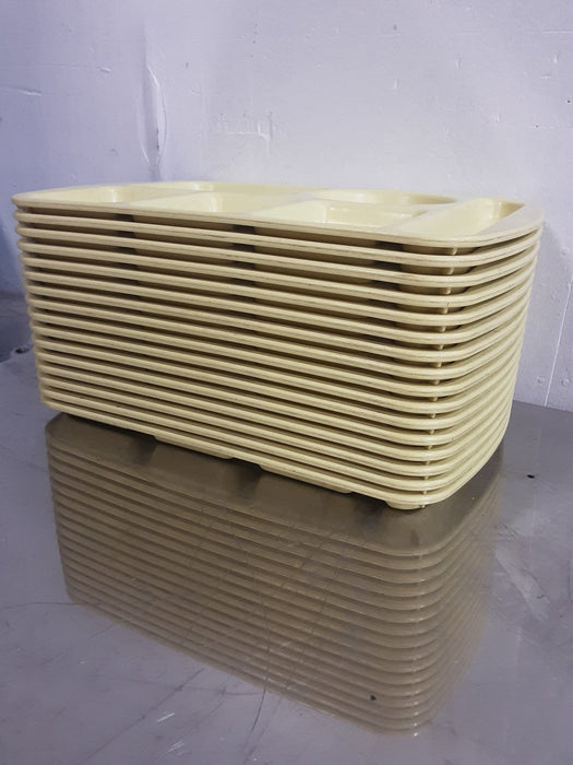 ***LOT OF 16***CAFETERIA LUNCHROOM LUNCH 5 COMPARTMENTS SCHOOL PICNIC FOOD TRAYS PLATES - Second Life - Equipment - #collection_name#