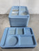 **LOT OF 18** TEXAS WARE CAFETERIA LUNCHROOM 5 COMPARTMENTS PICNIC FOOD TRAYS - Second Life - Equipment - #collection_name#