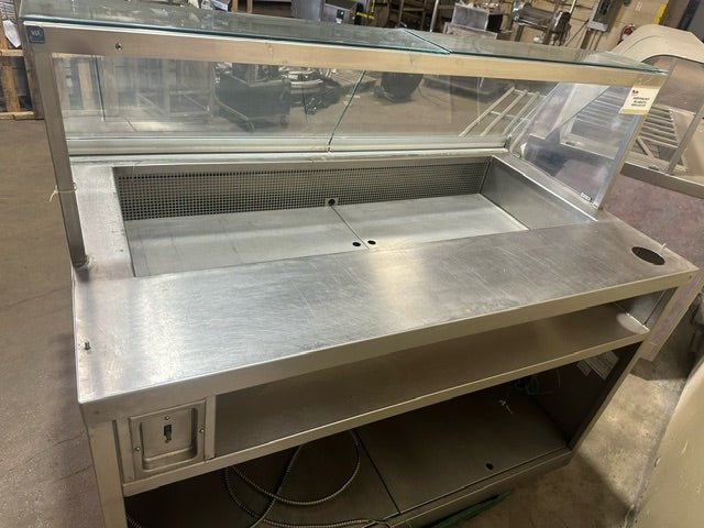 ***LOT OF 2*** AMFAB REMOTE UNIT 60"W LIGHTED SANDWICH COLD DISPLAY CASE - Bargains R Ours - #collection_name#