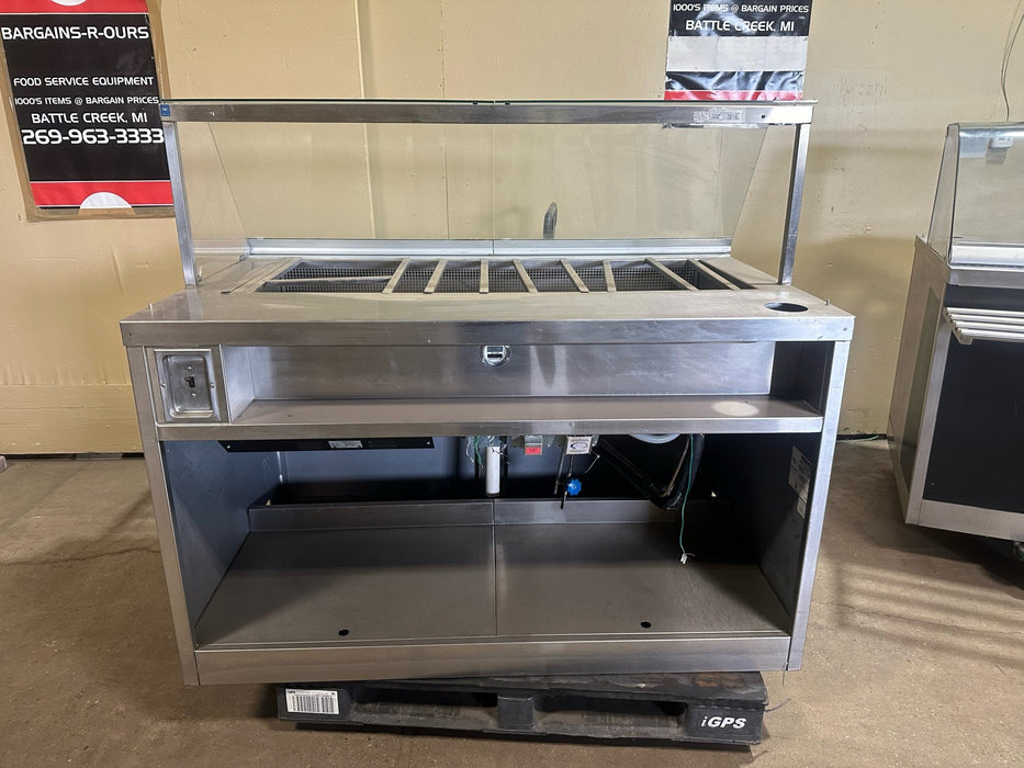 ***LOT OF 2*** AMFAB REMOTE UNIT 60"W LIGHTED SANDWICH COLD DISPLAY CASE - Bargains R Ours - #collection_name#