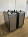 LOT OF 2* APW WYOTT" HEATED 10" D DUAL PLATE WARMER HOLDER CART ON CASTER - Second Life-Equipment-collection_name