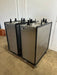 LOT OF 2* APW WYOTT" HEATED 10" D DUAL PLATE WARMER HOLDER CART ON CASTER - Second Life-Equipment-collection_name