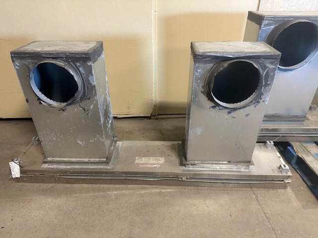 ***LOT OF 2*** CAPTIVEAIRE SYSTEM STAINLESS STEEL DOUBLE AIR DUCT AND TRIPLE AIR DUCT RETURN INTAKE RETURN AIR DUCT FOR HOOD - Bargains R Ours - #collection_name#