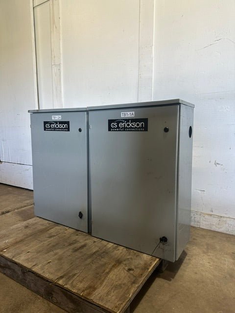 "LOT OF 2" CS ERICKSON TYPE 3R INDUSTRIAL CONTROL PANEL ENCLOSURE 36"Hx24"Wx13"D - Second Life-Equipment-#collection_name#
