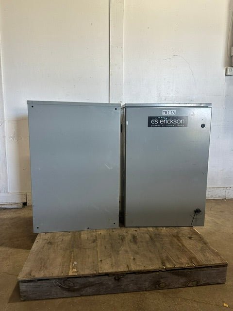 "LOT OF 2" CS ERICKSON TYPE 3R INDUSTRIAL CONTROL PANEL ENCLOSURE 36"Hx24"Wx13"D - Second Life-Equipment-#collection_name#