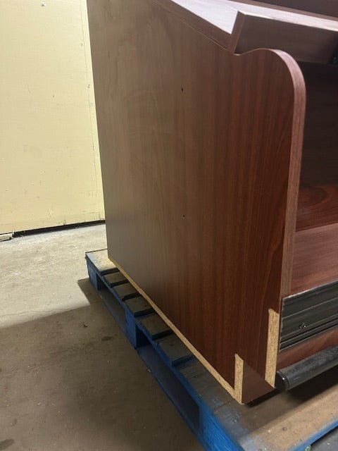 LOT OF 2 CUSTOM BUILT WOODEN 3 SHELF RETAIL/BAKERY MERCHANDISERS - Second Life - Equipment - collection_name