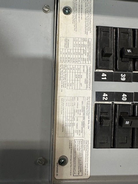 LOT OF 2 CUTLER HAMMER WESTINGHOUSE POW - R - LINE C PRL1 PANELBOARD - Second Life - Equipment - collection_name