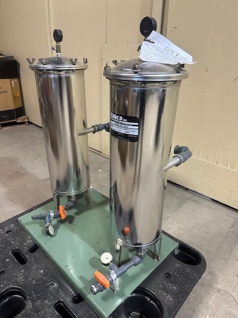 **LOT OF 2** EBBCO HURRICANE VESSELS ON BUILT PLATFORM PACKAGE FILTRATION SYSTEM - Bargains R Ours - #collection_name#