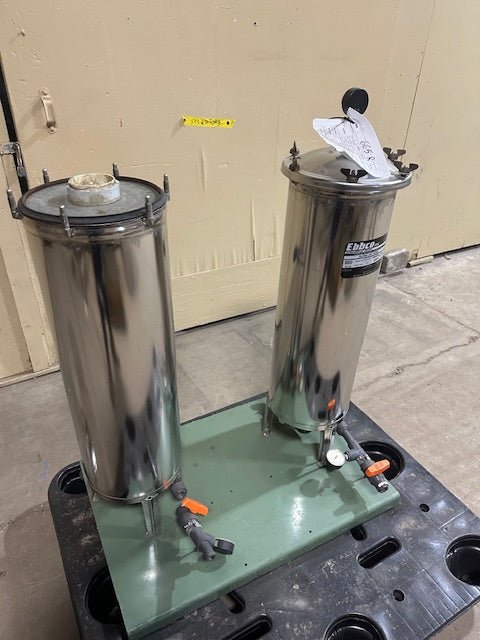 **LOT OF 2** EBBCO HURRICANE VESSELS ON BUILT PLATFORM PACKAGE FILTRATION SYSTEM - Bargains R Ours - #collection_name#