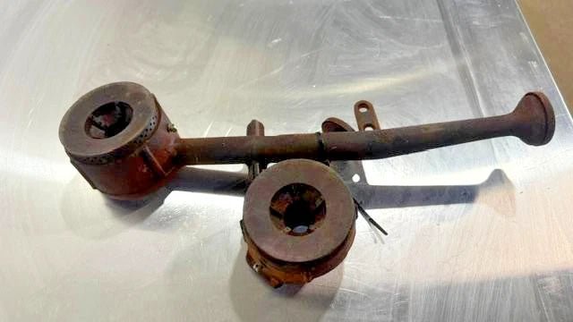 LOT OF 2 FRONT, REAR FRANKLIN CHEF NATURAL GAS OR PROPANE RANGE BURNERS KITS - Second Life-Equipment-collection_name