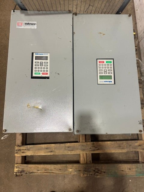 lot of 2*** Graseby Volkmann 9000 AC Drive 94050H Model 72372G1 50 HP Digital Control - Second Life-Equipment-collection_name