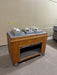 ****LOT OF 2*** HD COMMERCIAL (NSF) HOT & COLD BUFFET TABLES w/WOODEN TABLE TOPS - Bargains R Ours - #collection_name#