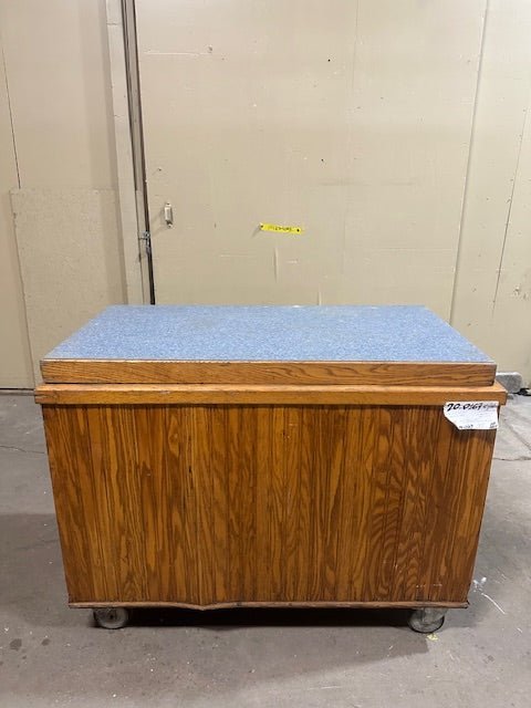 ****LOT OF 2*** HD COMMERCIAL (NSF) HOT & COLD BUFFET TABLES w/WOODEN TABLE TOPS - Bargains R Ours - #collection_name#