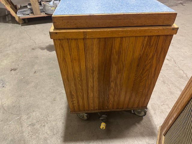 ****LOT OF 2*** HD COMMERCIAL (NSF) HOT & COLD BUFFET TABLES w/WOODEN TABLE TOPS - Bargains R Ours - #collection_name#