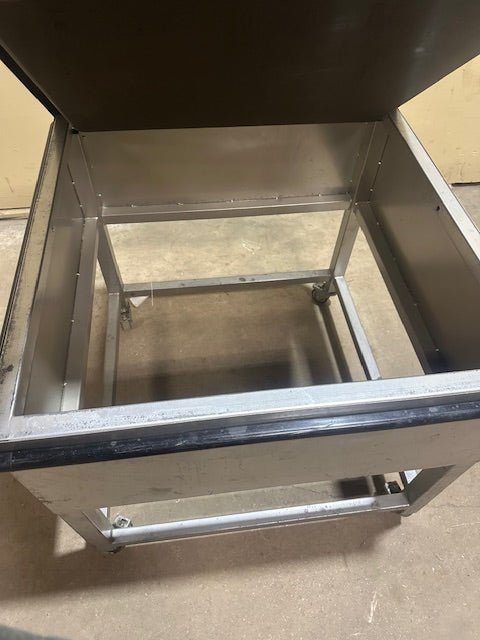 **LOT OF 2** HEAVY DUTY COMMERCIAL PRODUCE FRUIT, DRY FOOD DISPLAY CART ON CASTERS - Bargains R Ours - #collection_name#