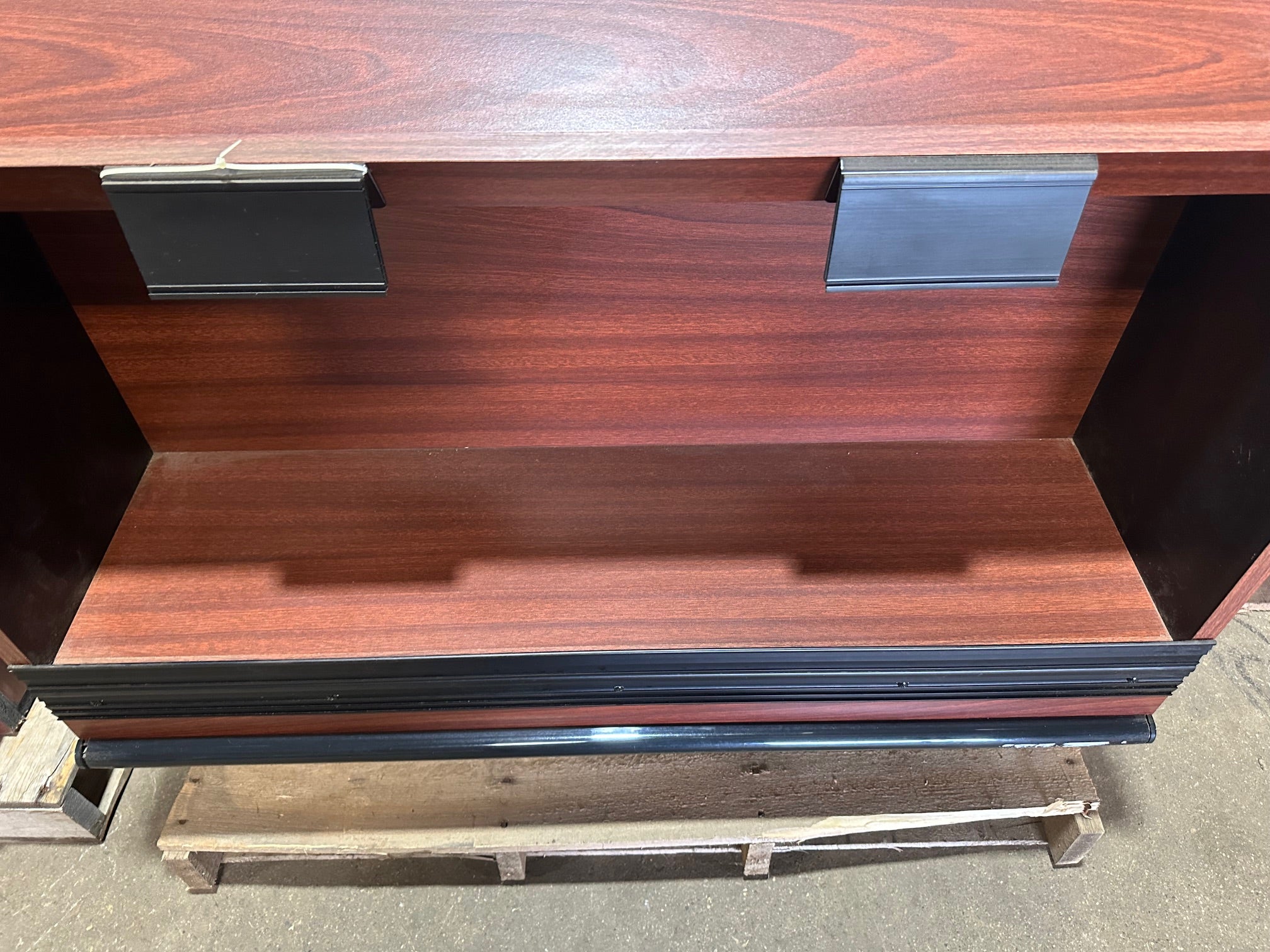 LOT OF 2 HIGH END MAHOGANY WOODEN 2 STEPS PRODUCE DISPLAY — Second Life ...