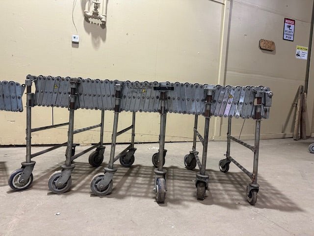 **LOT OF 2** NESTAFLEX INDUSTRIAL CONVEYOR ON CASTERS - Bargains R Ours - #collection_name#