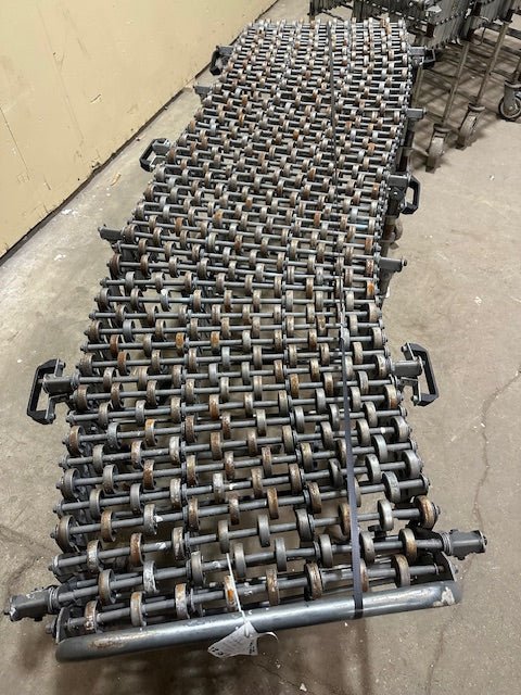 **LOT OF 2** NESTAFLEX INDUSTRIAL CONVEYOR ON CASTERS - Bargains R Ours - #collection_name#