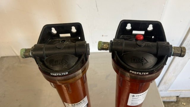 LOT OF 2, PENTAIR/EVERPURE, E-SERIES FILTER HOUSINGS FOR Water Filter System - Second Life-Equipment-collection_name