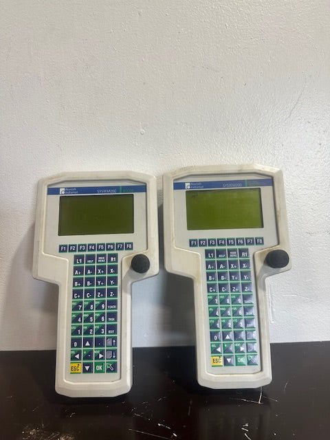 LOT OF 2 REXROTH/INDRAMAT FWA - BTC06 - DOL - 01VRS - EN TEACH PENDANT SYSTEM 200, 1 CORD - Second Life - Equipment - collection_name