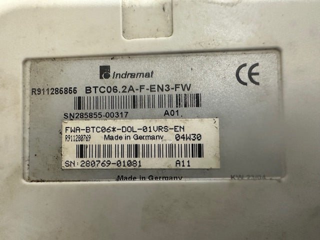 LOT OF 2 REXROTH/INDRAMAT FWA - BTC06 - DOL - 01VRS - EN TEACH PENDANT SYSTEM 200, 1 CORD - Second Life - Equipment - collection_name