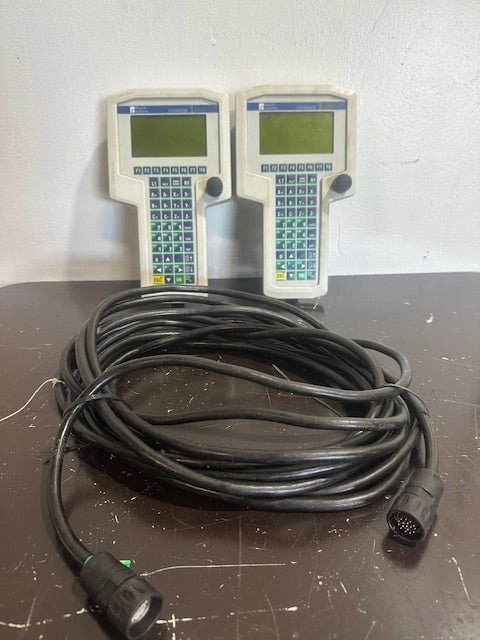 LOT OF 2 REXROTH/INDRAMAT FWA - BTC06 - DOL - 01VRS - EN TEACH PENDANT SYSTEM 200, 1 CORD - Second Life - Equipment - collection_name