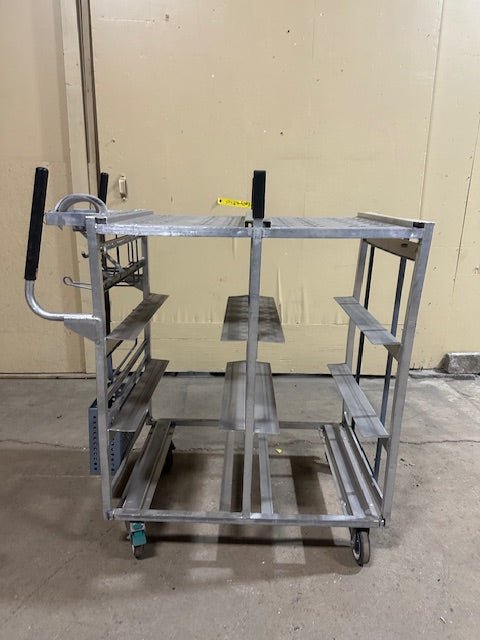 **LOT OF 2** WIN HOLT HEAVY DUTY COMMERCIAL ONLINE ORDER PICKING WORK STATION CART ON CASTERS - Bargains R Ours - #collection_name#