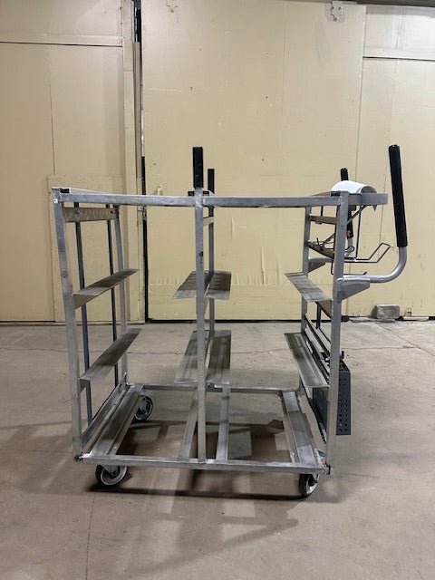 **LOT OF 2** WIN HOLT HEAVY DUTY COMMERCIAL ONLINE ORDER PICKING WORK STATION CART ON CASTERS - Bargains R Ours - #collection_name#