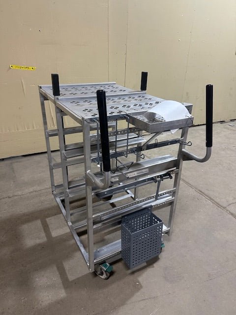 **LOT OF 2** WIN HOLT HEAVY DUTY COMMERCIAL ONLINE ORDER PICKING WORK STATION CART ON CASTERS - Bargains R Ours - #collection_name#