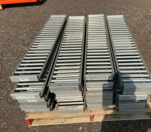 LOT OF (20) Unex Span Track Carton Flow Rollers, 9-1/2" WIDE x 51-1/2" LONG