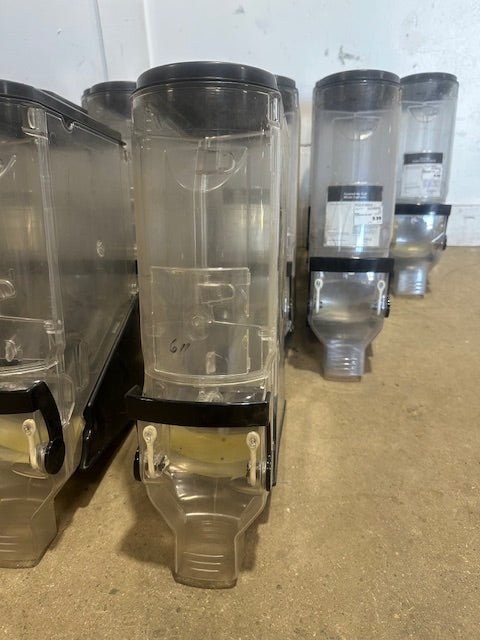 LOT OF 24 TRADE FIXTURES RADEUS 618/624 ACRYLIC BEAN/GRAIN DISPLAY DISPENSER - Second Life - Equipment - collection_name