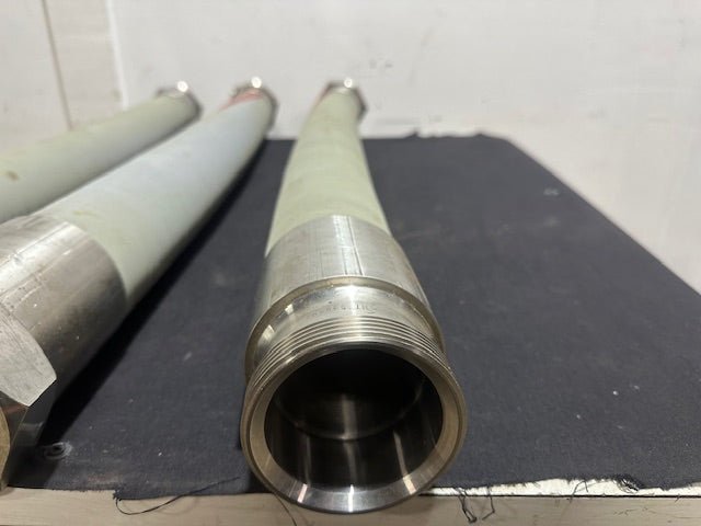 LOT OF 3 CLEVELAND 120" FOOD GRADE HOSE W/ STAINLESS STEEL CONNECTORS - Second Life - Equipment - collection_name