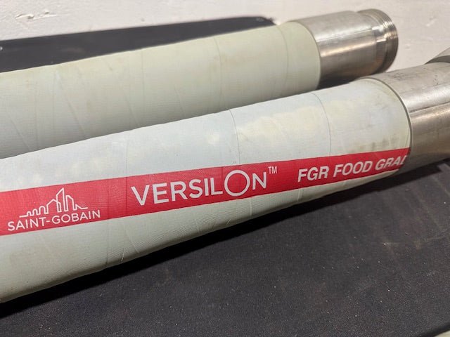 LOT OF 3 CLEVELAND 120" FOOD GRADE HOSE W/ STAINLESS STEEL CONNECTORS - Second Life - Equipment - collection_name