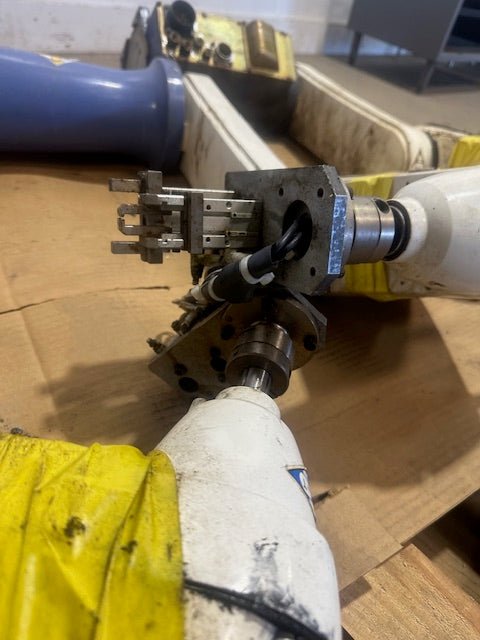 LOT OF 3 DENSO HS - 45552M INDUSTRIAL ROBOT ARM, 5KG/11 LB; 550MM/21.6IN, 4 - AXIS - Second Life - Equipment - collection_name