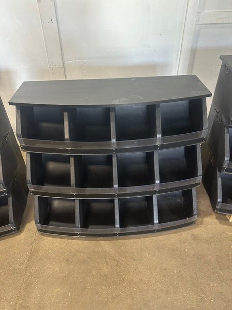 **LOT OF 3** HIGH END WOOD FINISHED 12 BINS DRY FOOD DISPLAY MERCHANDISER - Second Life - Equipment - collection_name