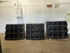 **LOT OF 3** HIGH END WOOD FINISHED 12 BINS DRY FOOD DISPLAY MERCHANDISER - Second Life - Equipment - collection_name