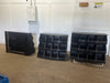 **LOT OF 3** HIGH END WOOD FINISHED 12 BINS DRY FOOD DISPLAY MERCHANDISER - Second Life - Equipment - collection_name