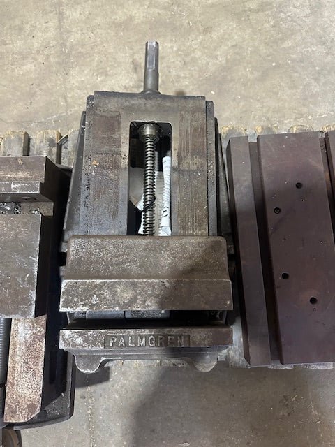 **LOT OF 3** PALMGREN MACHINIST VISE 8", 6" MACHINIST VISE & 14X12X2 T SLOT PLATE - Bargains R Ours - #collection_name#