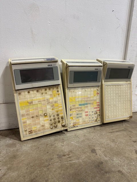 LOT OF 3 VINTAGE GREAT LAKES CRS 3000 POINT - OF - SALE TERMINALS - Second Life - Equipment - collection_name