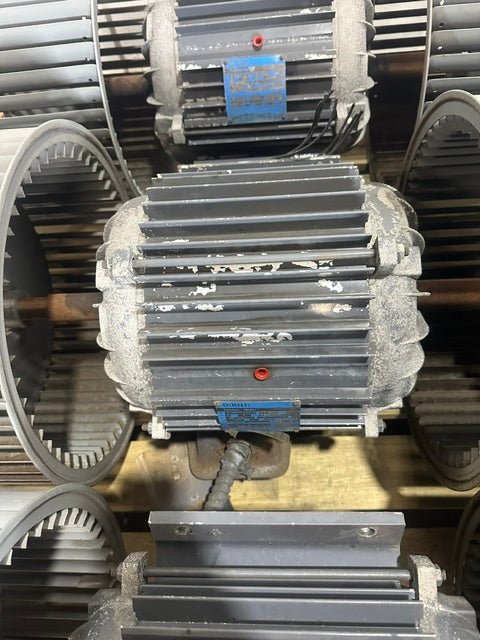 LOT OF 3***DUAL SQUIRREL CAGE FAN/AIR BLOWERS W/ 5.94HP GOULD MOTOR 3PH,230/460V - Second Life-Equipment-collection_name