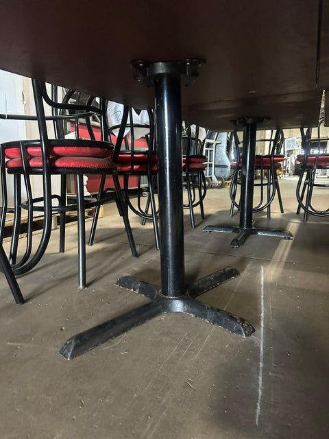 **LOT OF 4*** COMMERCIAL DINE IN TABLES AND 18 CHAIRS FOR RESTAURANT - Second Life-Equipment-collection_name