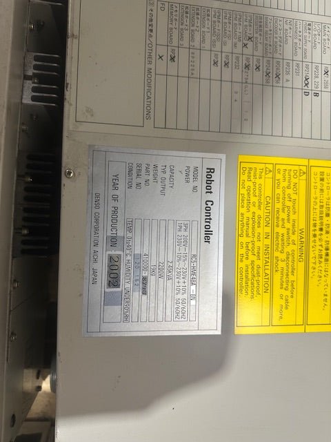 *LOT OF 4* Denso Robot Controller Model RC5 - HME4BA - BN RC5 - H4A Robotics Control - Second Life - Equipment - collection_name