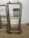 LOT OF 4 OVEN BAKING SHEETS PAN RACKS 4" SPACE, 15 TIER RACKS, CERAMIC WHEEL - Second Life - Equipment - collection_name
