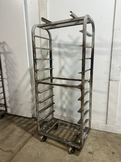 LOT OF 4**H.D OVEN BAKING SHEETS PAN RACKS , CERAMIC WHEEL, 20, 15, 12, 10 TIERS - Second Life - Equipment - collection_name